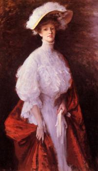William Merritt Chase : Portrait of Miss Frances